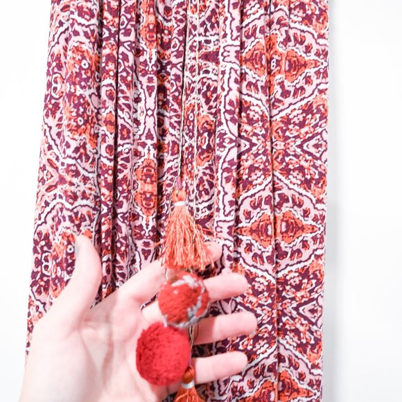 MISA Los Angeles Misa Thale Pom-Pom Maxi Dress | Size Small - Picture 6 of 13